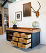 industrieel houten dressoir