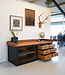 industrial wooden sideboard