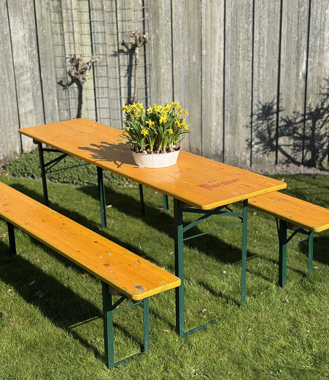 Beer table with benches / beer set