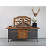 Vintage dressoir hout en staal