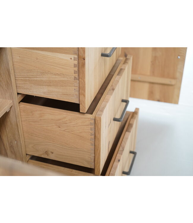 Old oak wall cupboard