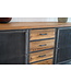 Industrieel dressoir op maat | Staal en hout