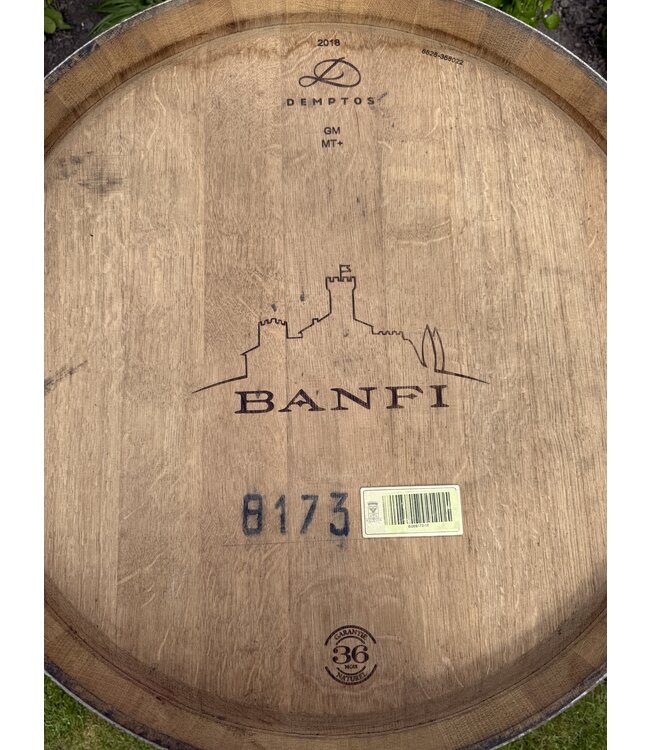 Oak wine barrel whisky barrel 350 liter rain barrel