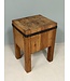 Vintage wooden chopping block