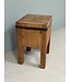 Vintage houten hakblok