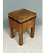 Vintage wooden chopping block