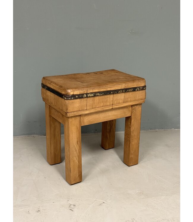 Vintage butcher block chopping block