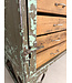 Vintage werkbank met lades