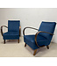 Set vintage Halabala fauteuils
