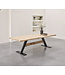 Showroom model | Old oak dining table | Solid wood | SALE