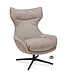 Finn Sessel – Drehsessel in Mokkafarbe