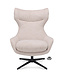 Fauteuil Finn – draaibaar in kleur 'Sand'