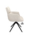 Armchair Elin – swivel dining chair color Clay