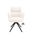 Armchair Elin – swivel dining chair color Linen