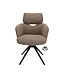Armchair Elin – swivel dining chair color Sepia