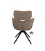 Armchair Elin – swivel dining chair color Sepia