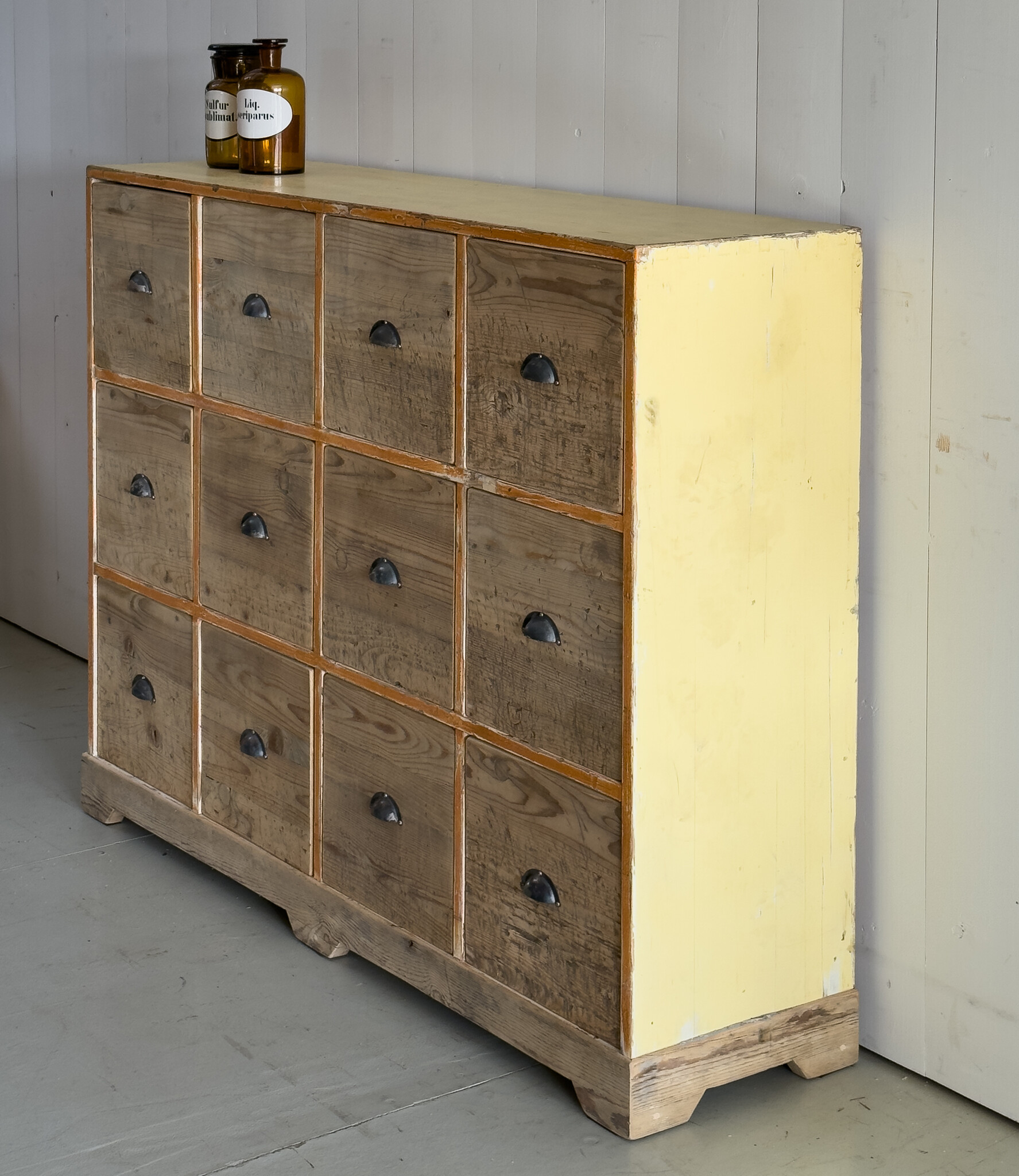 Vintage Apothecary Cabinet – Wooden Chest of Drawers - Oldwood - the ...