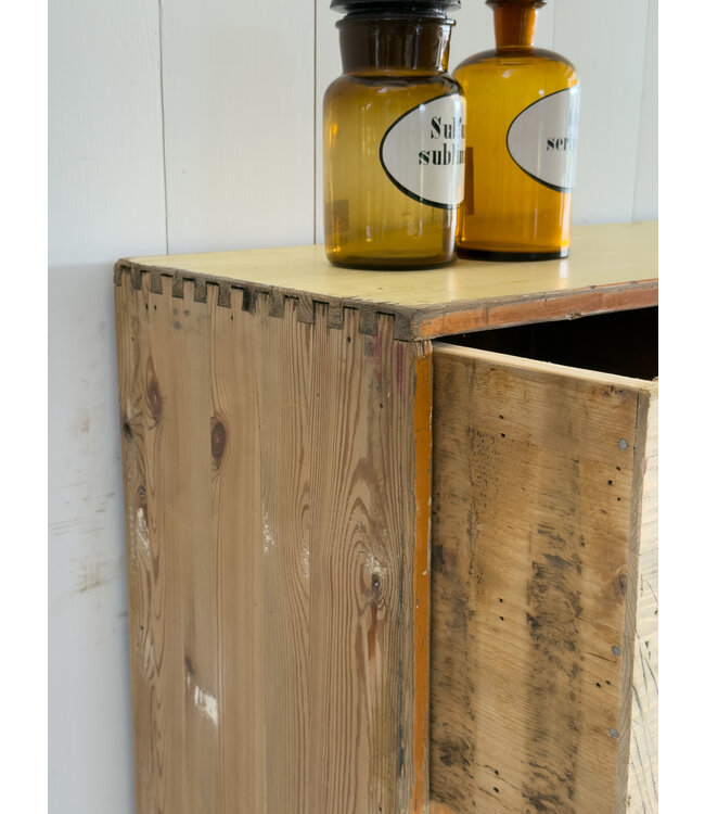 Vintage apothecary cabinet with drawers