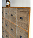 Vintage apothekerskast met lades