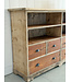 Vintage cabinet with open compartments and 6 drawers
