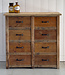 Vintage chest of drawers with 8 drawers