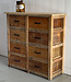 Vintage chest of drawers with 8 drawers