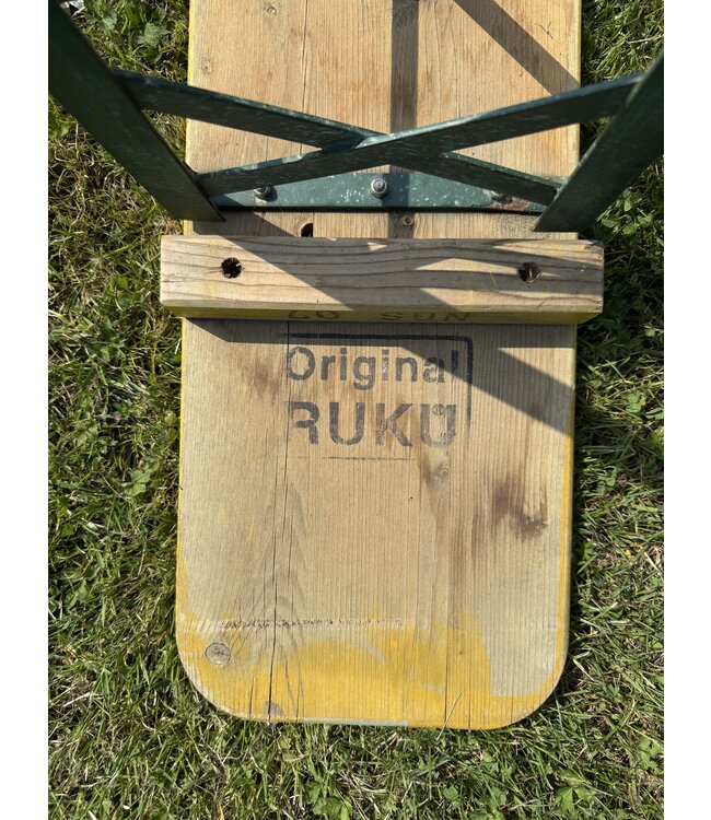 Beer benches | Standalone beer bench - sturdy and foldable wooden bench