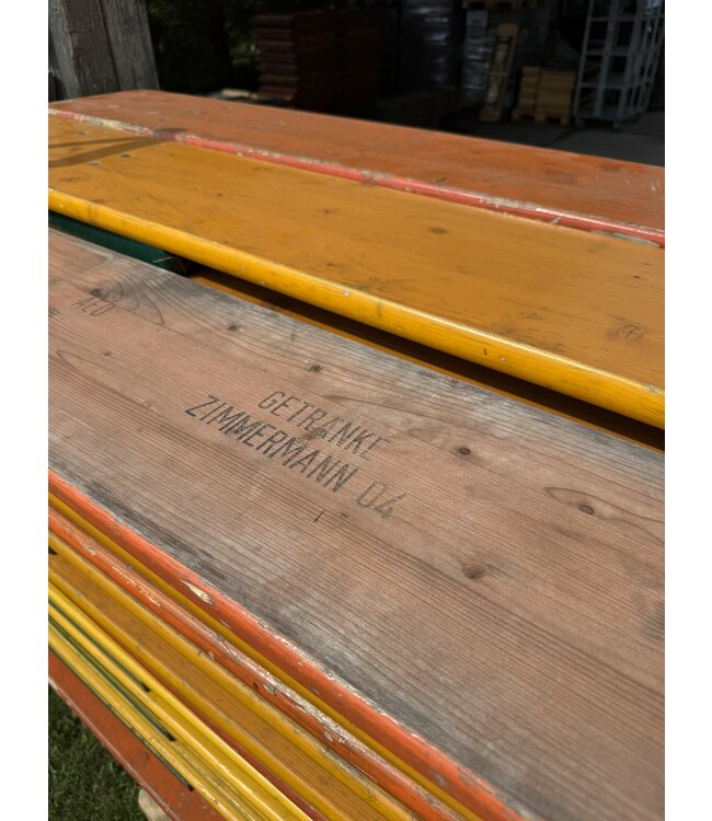 Bierbänke | Freistehende Bierbank – robuste und klappbare Holzbank