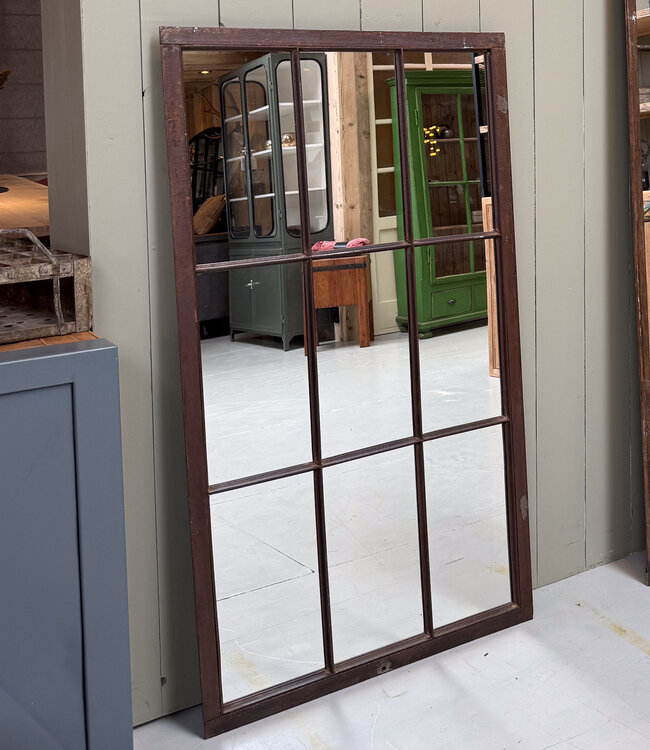 Cool mirror from vintage stable window