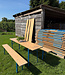 Original beer set – folding beer table with benches