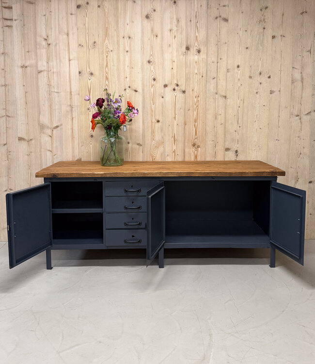 Vintage sideboard with drawers and cupboard doors