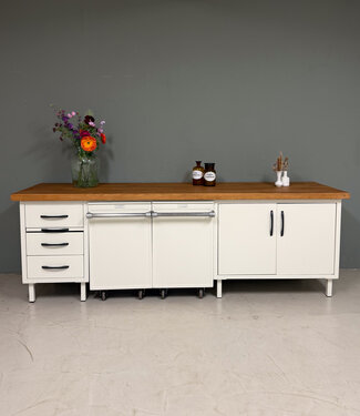 Oldwood Old industrial baker's workbench