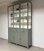 Steel display cabinet Leiden