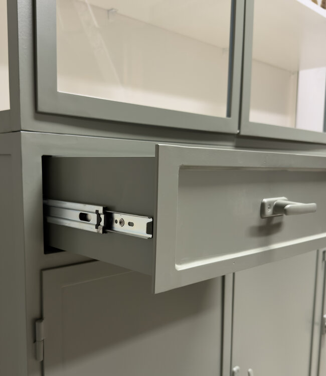 Steel display cabinet Leiden