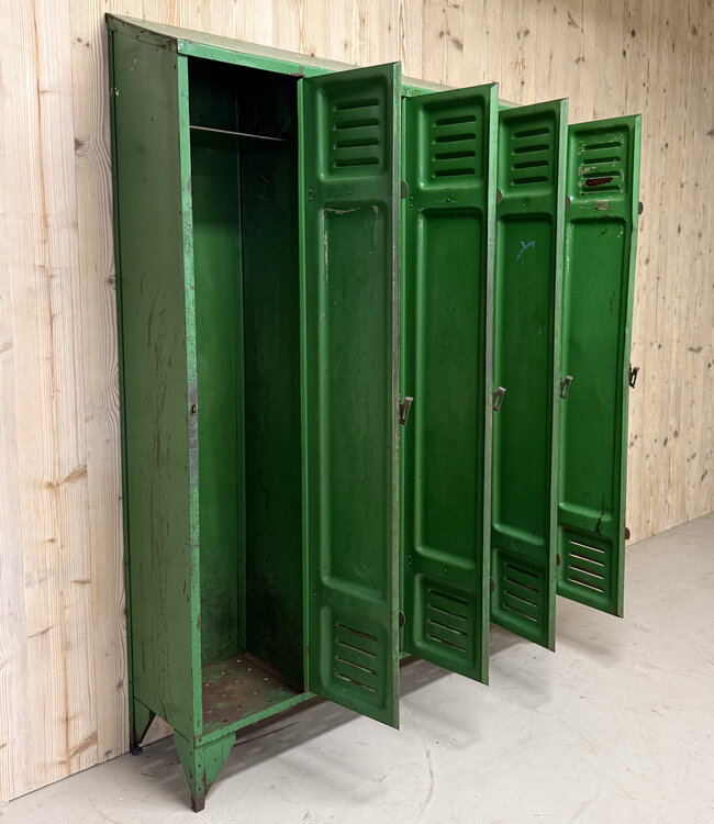 Vintage metal locker cabinet