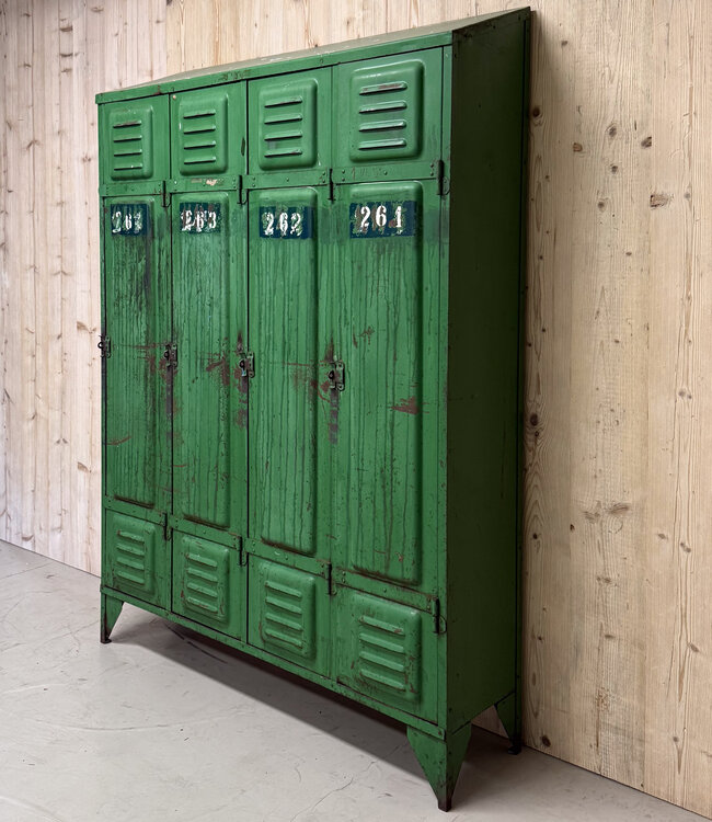Vintage metal locker cabinet