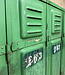 Vintage metalen lockerkast