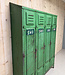 Vintage metal locker cabinet