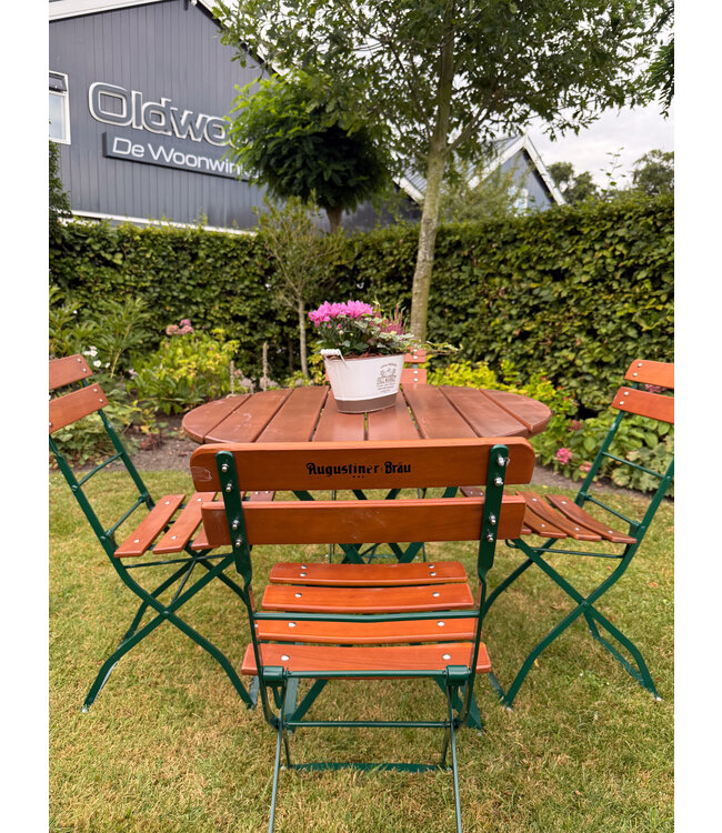 Vintage round bistro set