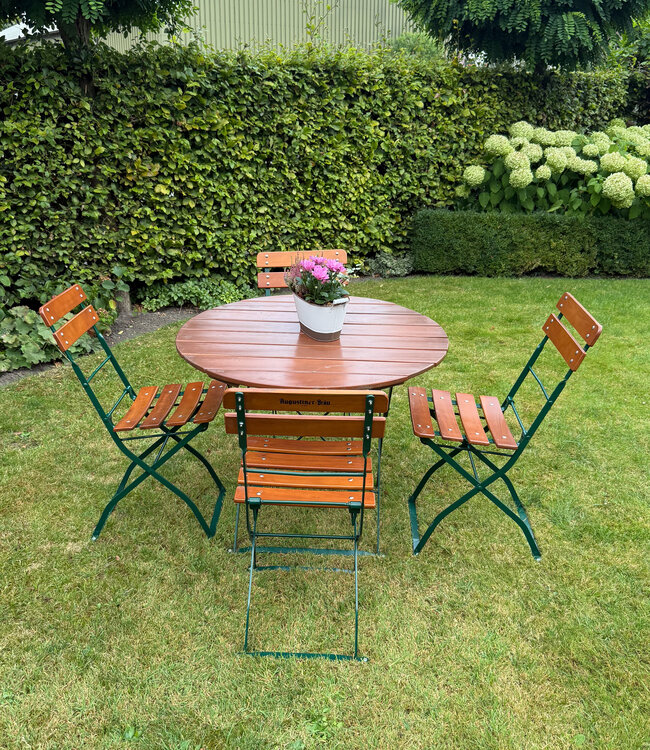 Vintage round bistro set