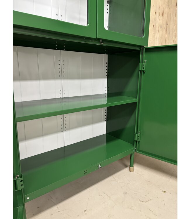 Vintage green medicine cabinet