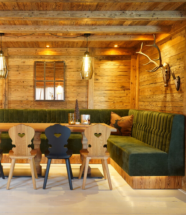 Custom dining room bench