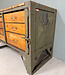 Vintage ladekast werkbank