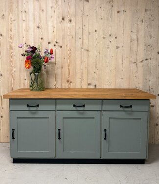 Oldwood Houten industrieel dressoir met lades
