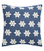 David Fussenegger blue cushion cover Snowflake