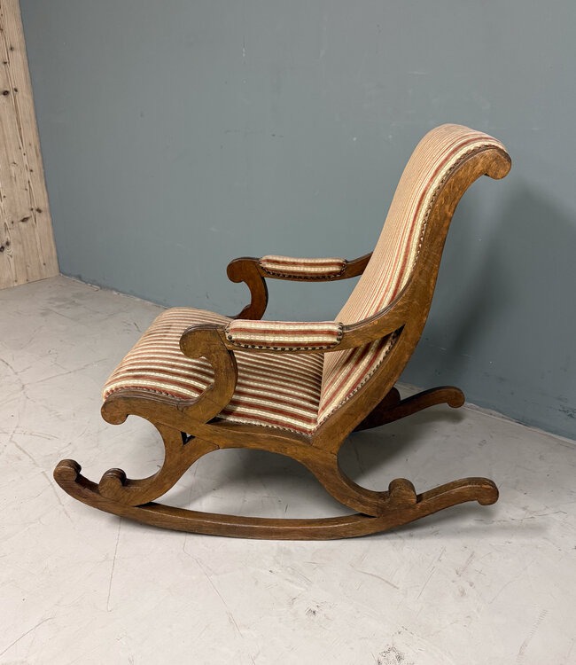 Vintage wooden rocking chair