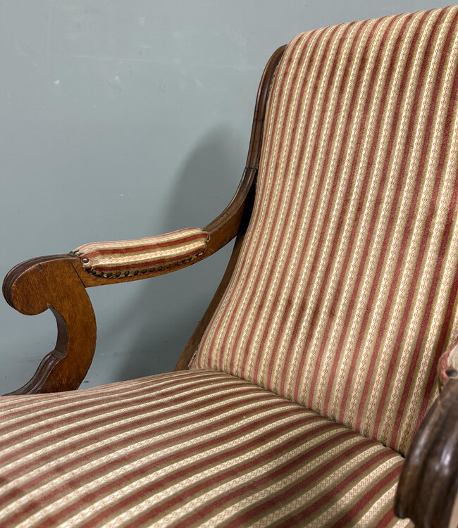 Vintage houten schommelstoel