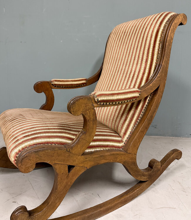 Vintage wooden rocking chair