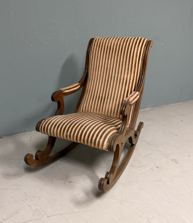Vintage wooden rocking chair