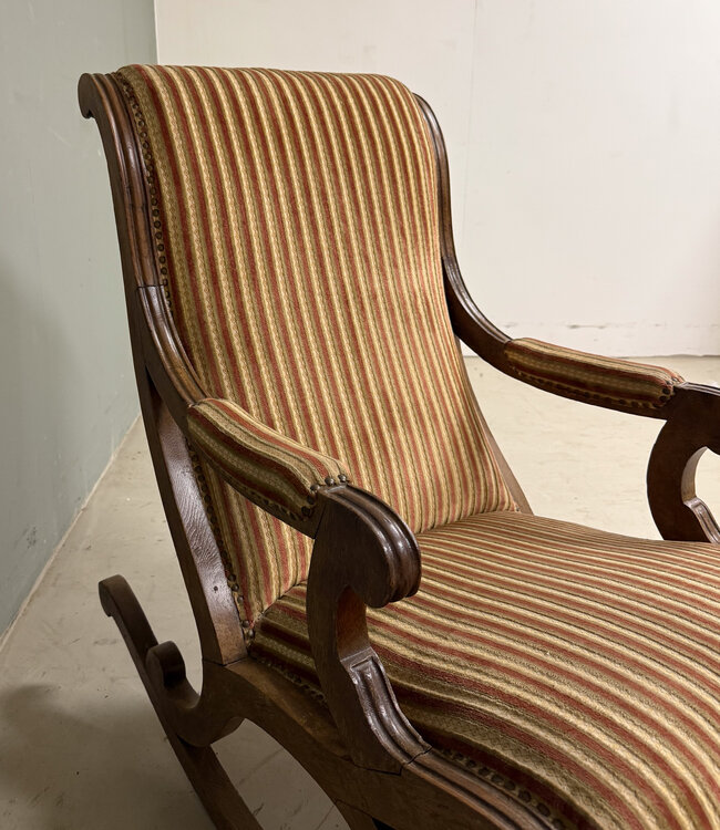 Vintage houten schommelstoel